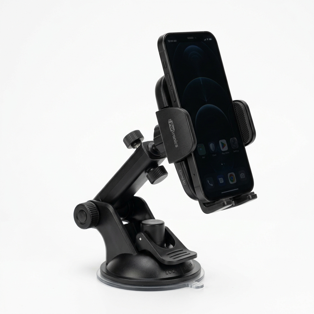 Portronics Clamp M2 Adjustable Car Mobile Phone Holder