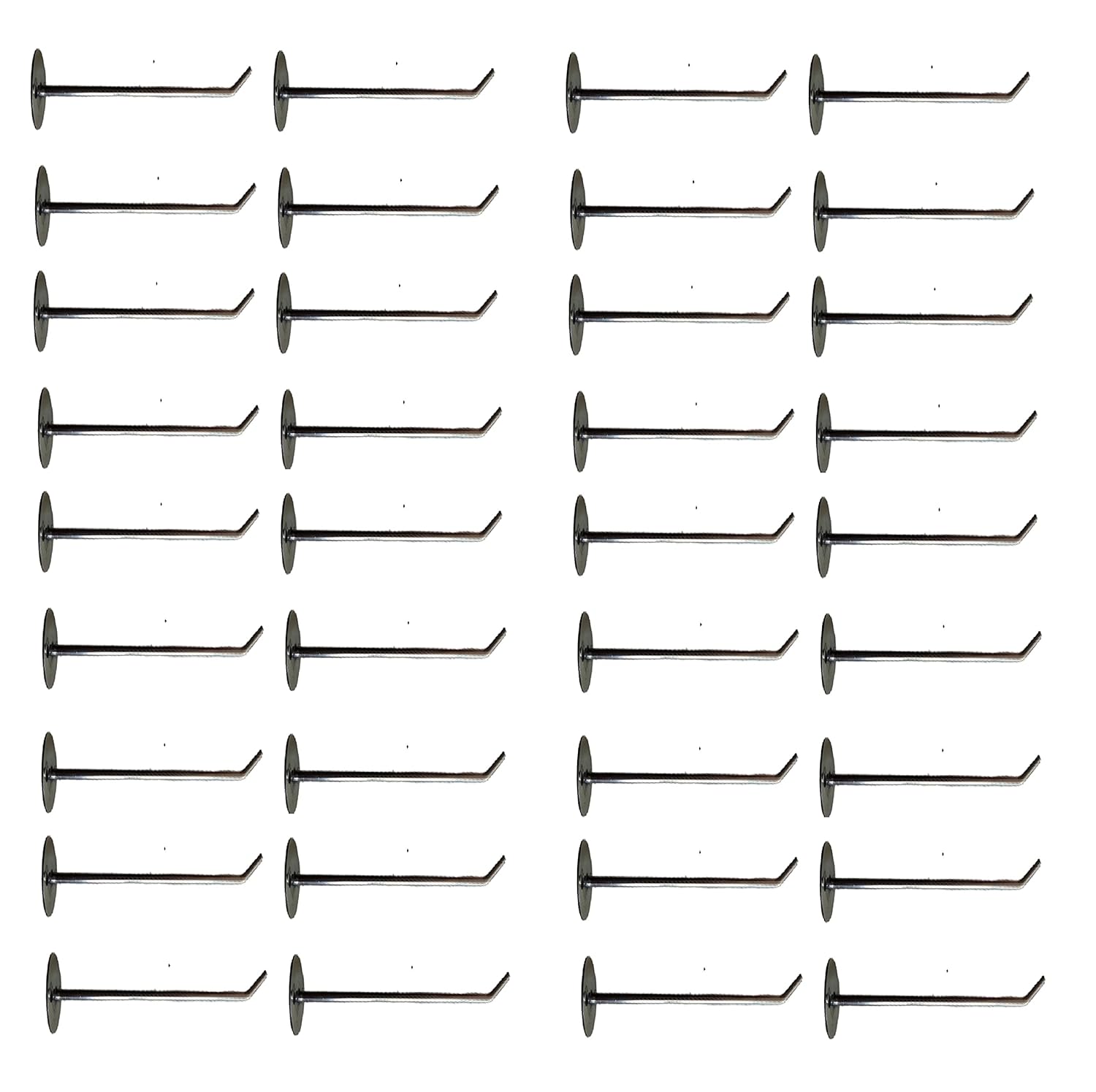 Q1 Beads 36 Pcs 8" Wall Mount Display Hook