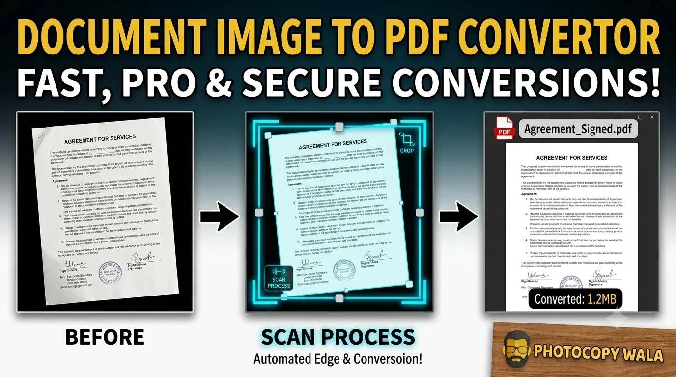 Image to PDF tool preview