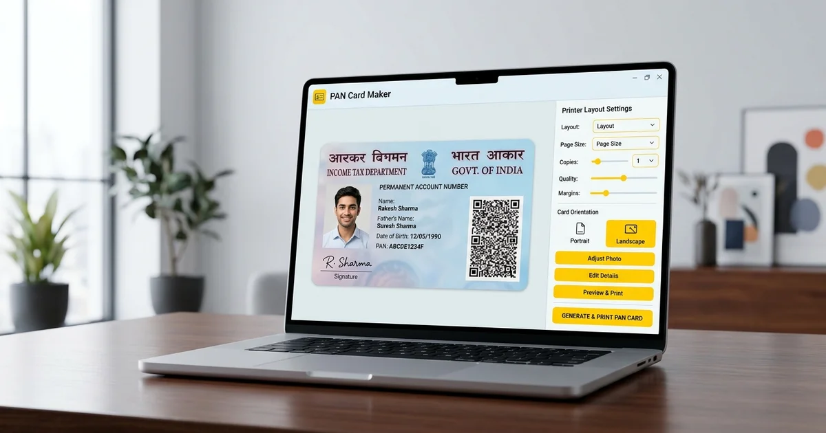 Smart PAN Card Maker preview